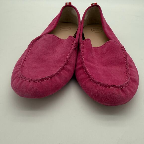1901 Taite Moc Loafer Leather Preppy Fuchsia Comfort Lightweight  9.5 - Picture 4 of 6